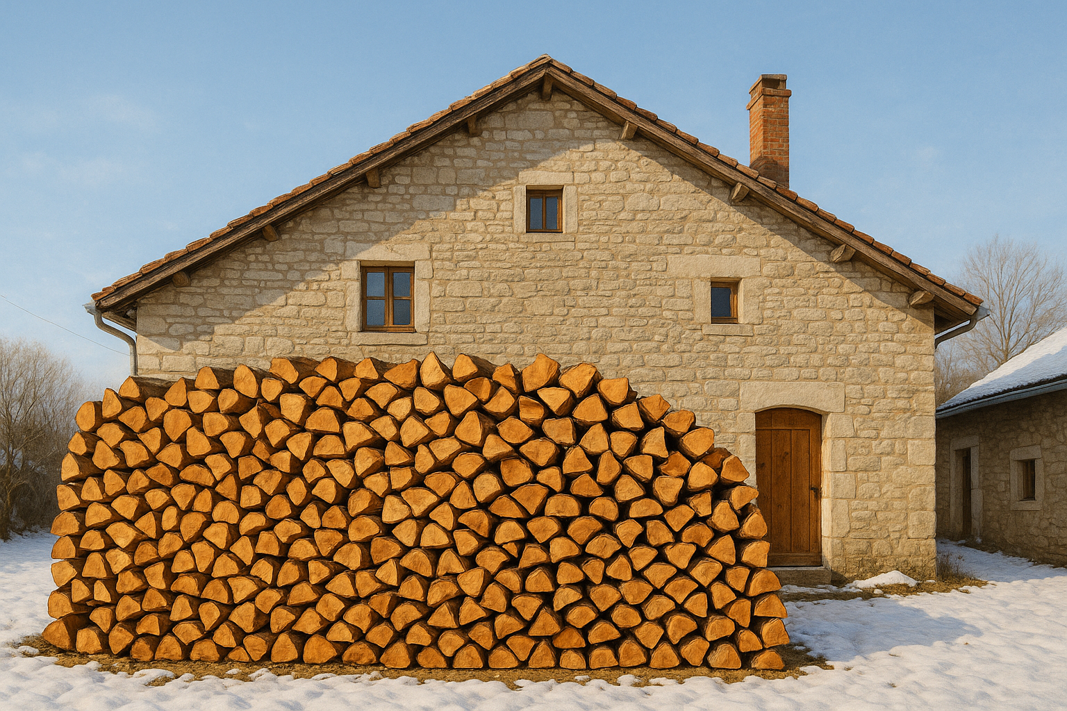 Combien de bois de chauffage prévoir pour passer l’hiver sereinement ?