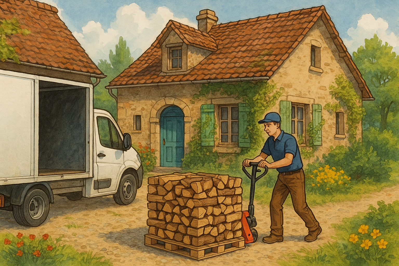 Comment organiser facilement votre livraison de bois de chauffage à Dole