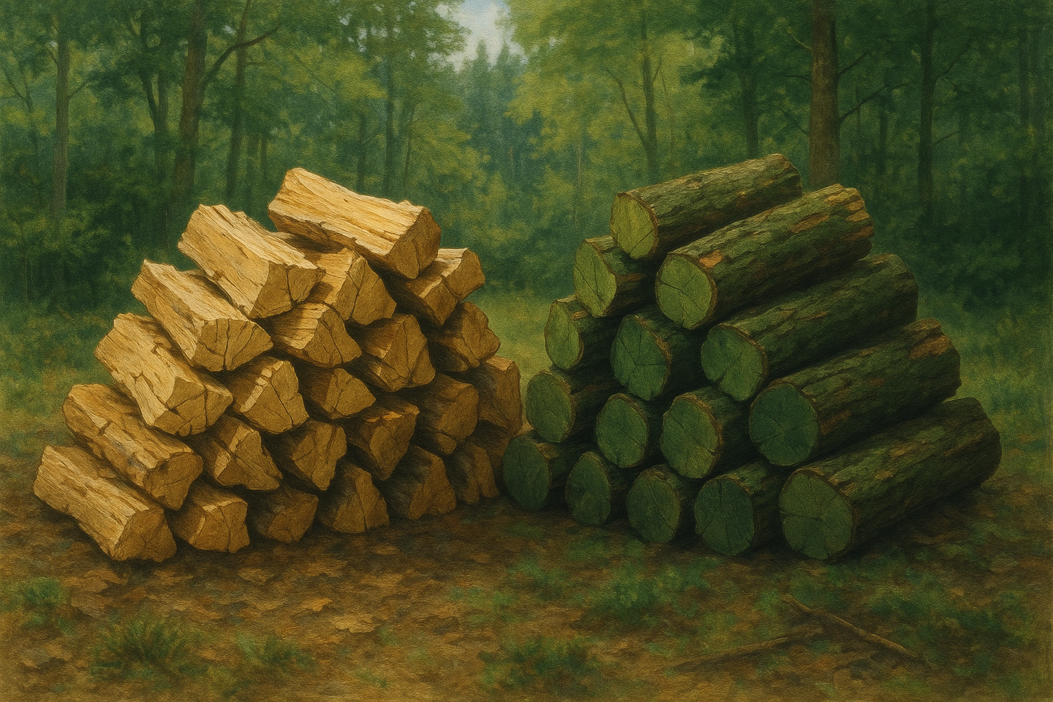 Évitez ces erreurs fréquentes entre bois sec et bois vert