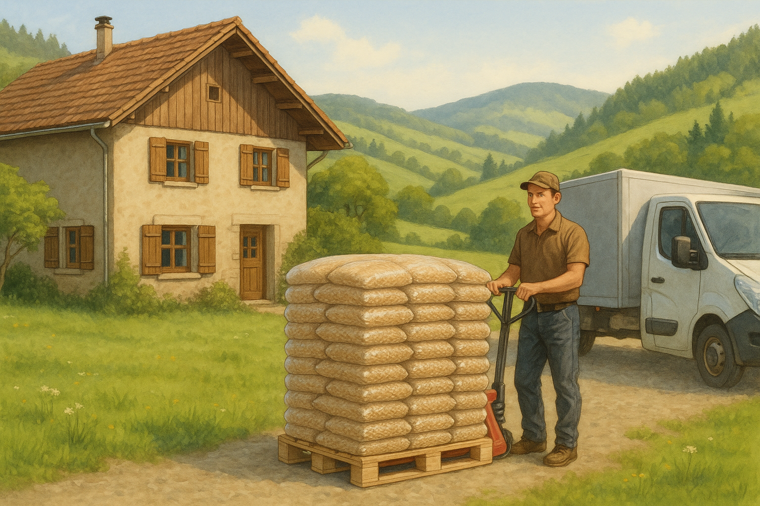 Checklist indispensable avant une livraison de pellets à domicile dans le Jura
