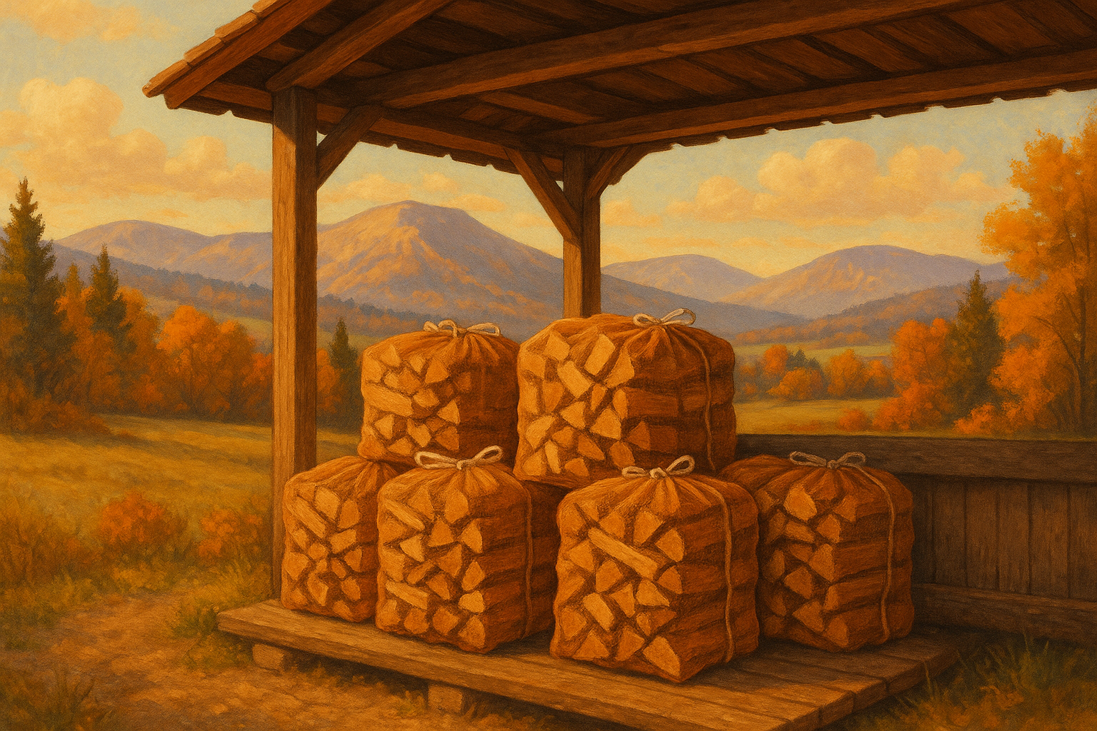 Comment gérer votre bois de chauffage en sac selon les saisons