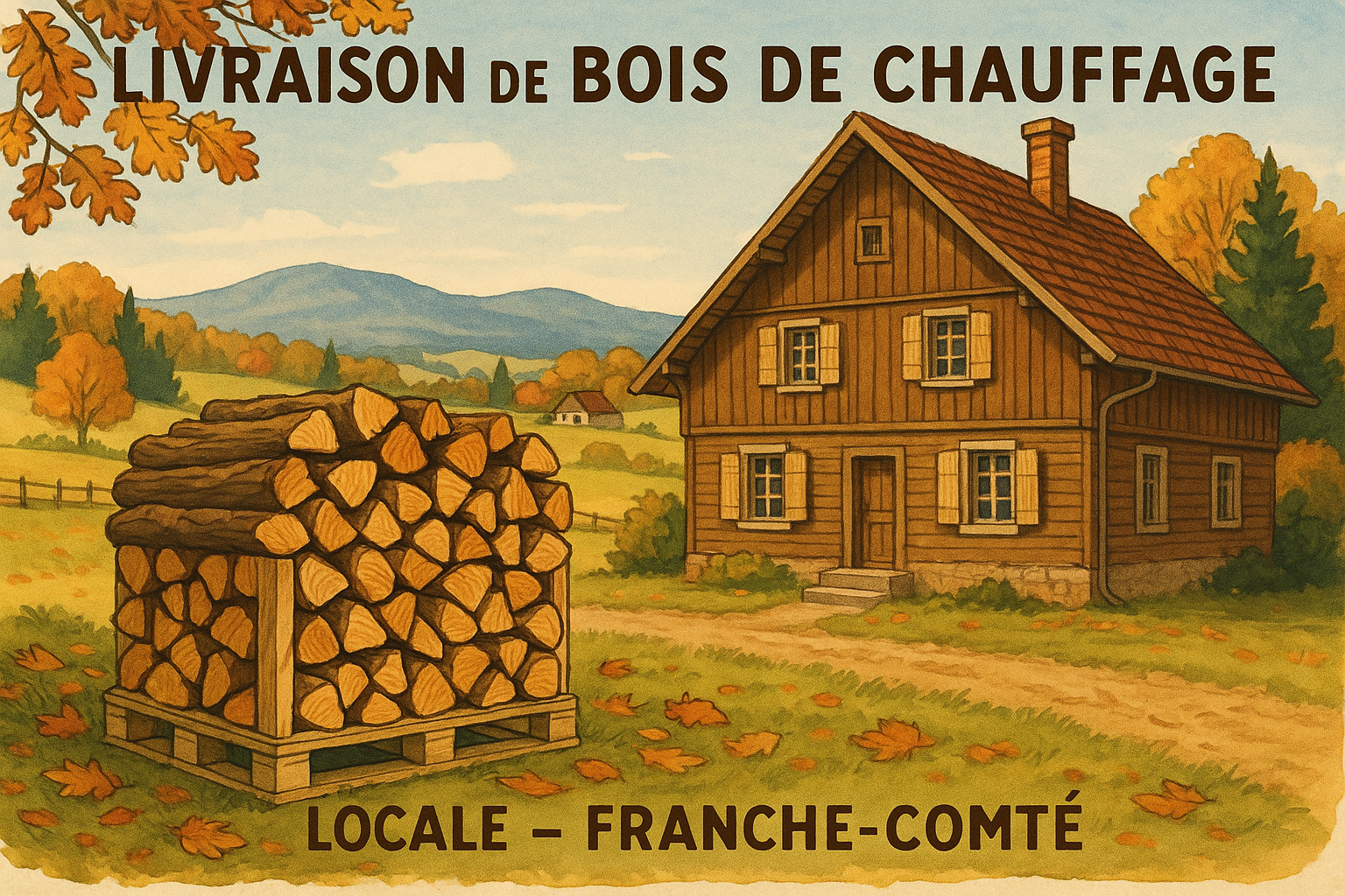 Bien préparer sa livraison de bois de chauffage à Dole selon les saisons